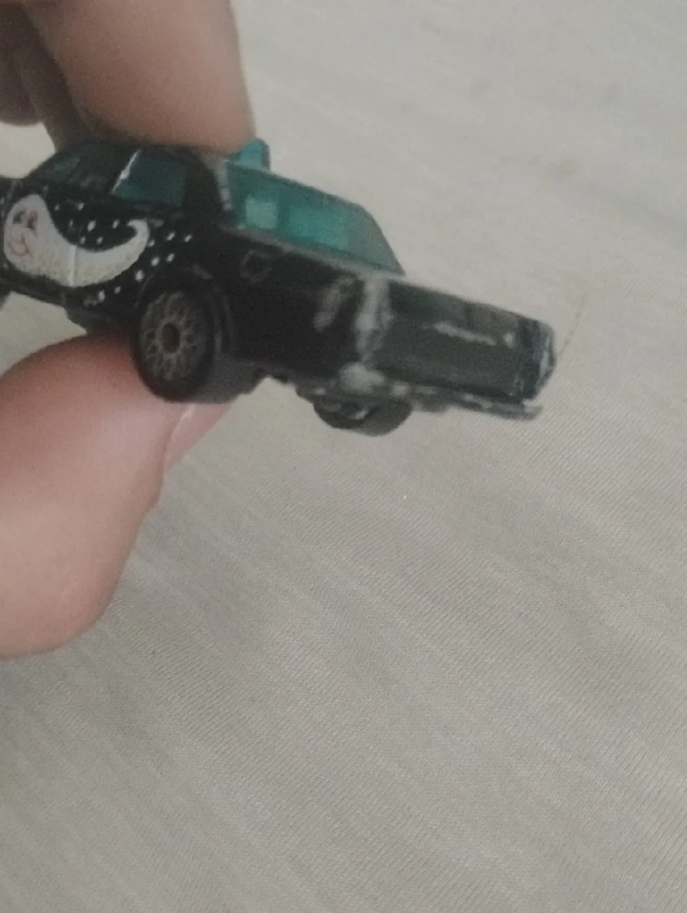 Black Space-Themed Toy Police Car - Haley's Comet Special Edition